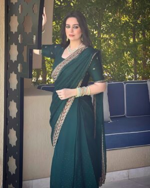 Heba Magdi Instagram - Indian Sary with @daburamlaarabia  event 💚