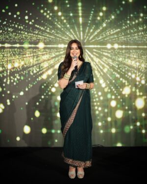 Heba Magdi Instagram - Indian Sary with @daburamlaarabia  event 💚