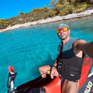 Hector "Ektor" Silva Instagram - Greece, a yacht, and speedos! Vol 1 😎 #Greece #BestVacations #IslandHopping #YachtLife #Speedos #MenStyle #MenOnTheBeach #Boricua #Pirate #Bang #Gay #Pride #GreekIslands #Hydra #Spetses #Poseidon #Islander