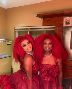 Heidi N Closet Instagram - Just a little BTS from filming “Slay” now streaming on @tubi Go watch so we can get a sequel