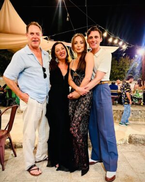 Helen George Instagram - Puglia with my wonderful friends 🇮🇹 thank you @yvette_robinson_ and @yvette_robinson_ for such a wonderful trip and my best friends, husbands-  @ryspeaks and @oliverthorntonhome for being wonderful and the best traveling pals a gal could wish for 😘