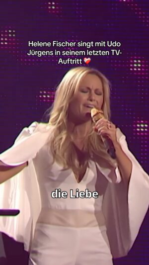Helene Fischer Instagram - Anlässlich Helenes 40. Geburtstags teilen wir 40 Tage lang die unterhaltsamsten Momente ihrer beeindruckenden Karriere.

Tag 10/40:Merci Udo! ❤️‍🩹 Helene Fischer und Udo Jürgens - Merci Chérie (Die Helene Fischer Show 2014)

Euer Team Helene