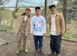 Hideaki Murata Instagram - 日和がよかった！

#キャンプロケ
#ユースケ
#たけだバーベキュー 
#またお知らせします