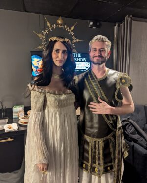 Hila Klein Instagram - Last night was a dream 
sold out show at the Greek????? 
Still can’t believe it, this is a night I’ll cherish forever 
Thank you so much to everyone that came to the show, you guys are all the most sweet beautiful talented people! Thank you also to everyone who tuned in and watched online we felt you in spirit <3
Thank you also to our most bestest number 1 crew, who worked so hard and endlessly to put so much detail into every bit and make the best show possible, and the most special thank you to my husband who puts on such an entertaining show I don’t know how he does it!!