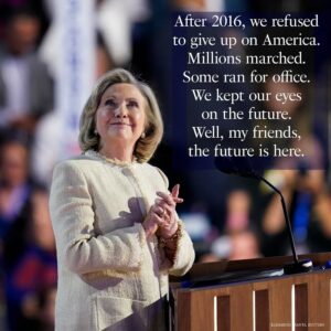 Hillary Clinton Instagram - Let’s fight for Kamala as she fights for us. Let’s go win this.