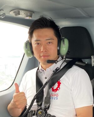Hirofumi Yoshimura Instagram - 大阪上空より。