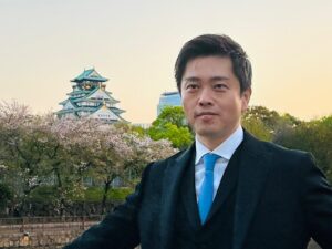 Hirofumi Yoshimura Instagram - 仕事帰り、大阪城公園の夕焼けがキレイだったんで、撮ってみたやで。