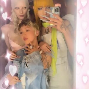 HoSo Terra Toma Instagram - 🫀 @acnestudios 
Had a magical night, thank you for dressing me🪲 
Hair by @laken.ria