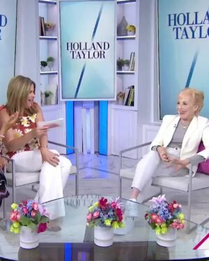 Holland Taylor Instagram - Holland Taylor spoke to Hoda and Jenna about her new play “N/A” and embracing curiosity and distractions in her life.