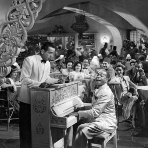 Humphrey Bogart Instagram - You can catch the newly-restored version of Casablanca on the big screen nationwide today and Wednesday! Don’t miss your chance to see the greatest film of all time the way it is meant to be seen. Visit @fathomevents for tickets   info.