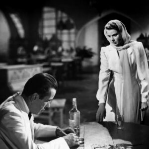 Humphrey Bogart Instagram - You can catch the newly-restored version of Casablanca on the big screen nationwide today and Wednesday! Don’t miss your chance to see the greatest film of all time the way it is meant to be seen. Visit @fathomevents for tickets   info.