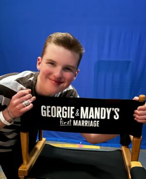 Iain Armitage Instagram - What an exciting honor to attend the first taping of Georgie and Mandy’s First Marriage!! It’s always fun to be on the Warner Brothers lot- I grew up there!-and then to get the chance to see so many familiar faces that I love! I got to see @thisisanniepotts @emilyosment @melissapeterman @montanajordan @raeganrevord @rachelbayjones @willsasso and so many more, including many crew members I’ve missed since we stopped filming Young Sheldon. What a great evening and what a terrific show! I was so excited to be back and then I realized afterwards that I hardly took any pictures! Oops….never mind- you’ll get to see the show for yourself in October. I want to tell you about my favorite scene but I’m probably not allowed- maybe ask me in October! Congratulations to everyone involved! ❤️