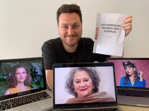 Iair Said Instagram - Por fin puedo anunciar el elenco de mi nueva película “Los domingos mueren más personas” @losdomingosfilm !

Es un lujo tener a estas mujeres que admiro y me pellizco cada vez que las nombro porque no puedo creer que me acompañen en esta experiencia. Me honran con su presencia en mi primera película de ficción. 

@rita.corteseok
@antoniazegers
@julianagattas 

La felicidad no me entra en la cara. El rodaje comienza muy pronto...

Sigan a @losdomingosfilm para novedades.

Gracias a los que estuvieron y los que van a estar en este viaje que ya es inolvidable para mi.

#LosDomingosMuerenMasPersonas

@campo_cine @disparte_