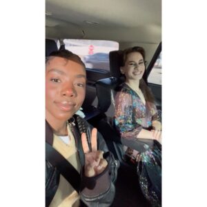 Ian Alexander Instagram - had the honor of being invited by @disneyplus to the @disneydoctorwho premiere yesterday! so grateful to witness @doitlikedua and @ncutigatwa’s #SexEducation reunion 🥳 ncuti stole my heart (as always) and really rocks the role of the Doctor! and @thejinkx absolutely slays, the homophobes are gonna be real mad about this show and i’m living for it 😘 

🎥: @doitlikedua 💕
👗: @shopshoshanna 
💍💎: my grandparents 💓
💋💄: me!
🍉: @palestinechildrenrelieffund ❤️

#ianalexander #DoctorWho