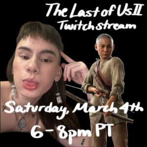 Ian Alexander Instagram - UPDATE: still having tech issues ))): stream delayed until i can figure this out!!! 

so excited to announce that this Saturday, to celebrate reaching my 100 subs goal, i’ll stream #TheLastofUsPartII with my bestie @reevessauce !! on my Twitch, 6-8pm PT / 9-11pm ET 💕 i’ll do a giveaway of autographed Lev prints!! so excited to see yall there 🥰 #ianalexander #Lev #TheLastofUs