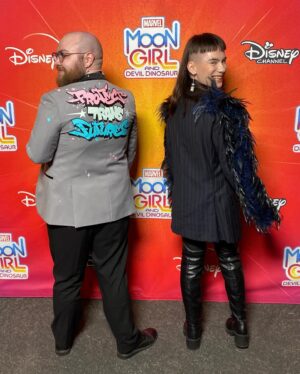 Ian Alexander Instagram - the @moongirldevildinosaur premiere was so much fun and i’m so proud of this show!! 🦖❤️ my character, Tai, first appears in episode 3 of Moon Girl and Devil Dinosaur, now streaming on @disneyplus ✨ @marvel 😍

just posted a Patreon-only first look at my premiere vlog! live on my YouTube next week 🥰❣️

#ianalexander #MoonGirlandDevilDinosaur 🌙