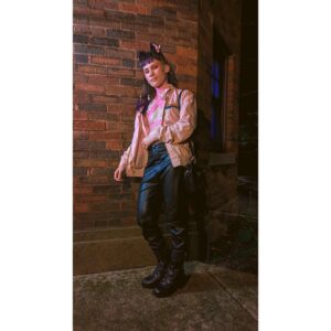 Ian Alexander Instagram - catboy on the loose 😸💕 thank you @membersonlyusa for gifting me the pink #pride jacket! 💝
.
📸: @williamrusan 
.
#ianalexander #pridemonth