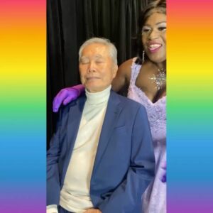 Ian Alexander Instagram - last night was a highlight of my year 🥰❤️ i’m so grateful to have been invited by the @humanrightscampaign to their annual National Dinner in DC. @urpalnico and i got to kick off the ceremony by introducing the one and only @georgehtakei ! 🖖 

Nico absolutely killed it DJing the reception and after party! and thank you to all the beautiful people who said hi to me on the dance floor! your support warms my heart, and i’m forever grateful for each one of you.

and we got to meet Maybelle Blair, a baseball player who helped inspire 'A League of Their Own,’ and she came out as a lesbian at 95 years old!!! it’s never too late to live your truth. 

lastly but certainly not least, i got to spend time with the gorgeous and incredibly talented @iamsheadiamond !! 💕

i’m honored to have been among so many champions of LGBTQ advocacy. 🏳️‍🌈

wearing @bluepinkpeach & @u3_official !!! makeup and styling by me 💅