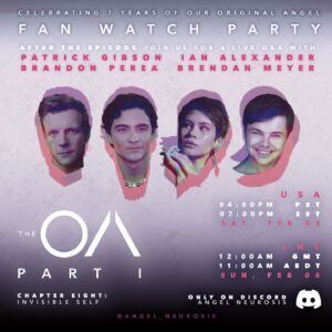 Ian Alexander Instagram - so excited for this watch party of The OA Part I finale tomorrow!! i am very grateful for everyone’s support of #TheOA 👼 if you’d like to join this watch party, check out the @angel_neurosis discord!