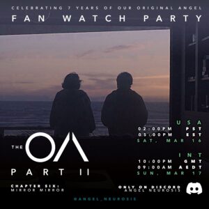 Ian Alexander Instagram - hello angels 🤍 i’m joining the @angel_neurosis watch party for episode 6 of The OA Part II! looking forward to answering more of your questions, it was so lovely chatting with yall last time! #SaveTheOA #BuckVu