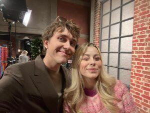 Ian Thomas Instagram - Pieter & Emily have arrived 🍿 milo @vtm.be 🎬