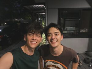 Iang Sittha Sapanuchart Instagram - ✌🏻💪🏻🥵😄 @pop_sc