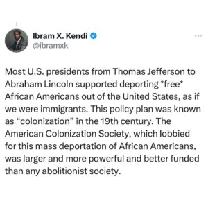 Ibram X. Kendi Instagram - A word.