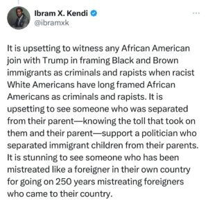 Ibram X. Kendi Instagram - A word.