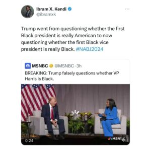 Ibram X. Kendi Instagram - The audacity. #nabj