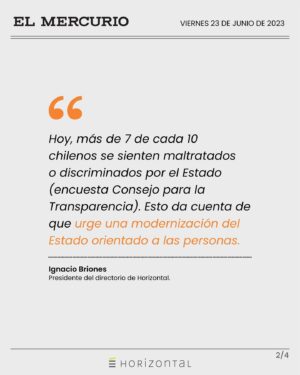 Ignacio Briones Instagram - 🟠 ¡Necesitamos tu ayuda! A partir de hoy, hasta el 7 de julio, necesitamos reunir 10 mil firmas para que nuestra propuesta llegue al Consejo Constitucional. 

“Por un Estado sin pitutos: un Estado moderno para los ciudadanos”, así se denomina la iniciativa popular de norma, elaborada desde Horizontal, @ideapais y @pivotes_cl. 🔎 Hoy nuestro Estado carece de estándar transversal de gobernanza que asegure autonomía y excelencia técnica 👉🏻 Esto dificulta su eficiencia, eficacia y flexibilidad para estar al servicio de las personas 😧.

Pero, ahora la nueva Constitución 📄 representa una oportunidad única de romper la inercia en estas materias, donde ha sido escasa la voluntad política para avanzar. 👀 La oportunidad es ahora, no podemos dejarla pasar.

🤝🏻 ¡Súmate en el link de la BIO y en las historias destacadas! 

#modernizaciondelestado #PorUnEstadoSinPitutos #consejoconstitucional #comisionexperta #constitucion #estado #iniciativapopulardenorma #participacion