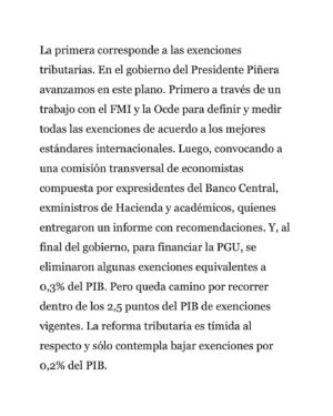 Ignacio Briones Instagram - Reforma tributaria y una verdad incómoda:  tenemos una base tributaria estrecha que hemos evitado ampliar dado que es impopular. ¿Resultado? Cada vez que se busca recaudar, sobrecargamos la tasa de quienes ya pagan. 

Es nuestra trampa tributaria. Comparto columna.