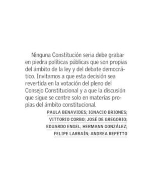 Ignacio Briones Instagram - En Chile 8 de cada 10 personas no pagan contribuciones. Quienes pagan este impuesto territorial son las personas de más altos ingresos.

Esta enmienda es altamente regresiva y además define una materia que es una política pública.

Ninguna constitución seria debe grabar en piedra políticas públicas que son propias del ámbito de la ley y del debate democrático.