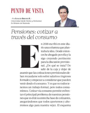 Ignacio Briones Instagram - Pensiones: cotizar a través del consumo.
¿Y ustedes qué opinan?