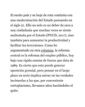 Ignacio Briones Instagram - Pareciera que el pesimismo, eso de ver las cosas por su lado negativo, se nos aparece con demasiada frecuencia. “Que Chile ya se jodíó” y que no habría más que tirar la esponja. Discrepo de la mirada pesimista. Es cierto que llevamos demasiado tiempo sumidos en un crecimiento mediocre, que somos un país más inseguro, políticamente más inestable y que nuestra institucionalidad se ha ido deteriorando. Pero también es verdad que, pese a todo, seguimos teniendo muchas fortalezas comparativas sobre las cuales construir. La libertad consiste en renegar del determinismo y la condena a seguir cayendo en la rodada. Chile puede y debe levantarse. Con audacia y ambición.