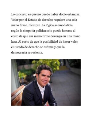 Ignacio Briones Instagram - Lo de los camioneros es solo la punta del iceberg de un problema más extenso: reivindicar causas particulares con medios ilegitimos como tomas de todo tipo.

No cabe doble estándar de condenar medios dependiendo de la simpatía política que las causas despierten.

Comparto mi columna publicada en La Tercera.