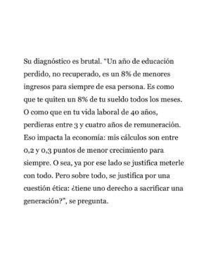 Ignacio Briones Instagram - Si hay un tema que no podemos politizar es el de la urgencia de abordar el terremoto educacional que dejó la pandemia. Por una razón ética y también de oportunidades. Están en juego los proyectos vitales y, por ende, la libertad de una generación completa. Comparto entrevista.