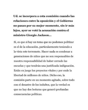 Ignacio Briones Instagram - Si hay un tema que no podemos politizar es el de la urgencia de abordar el terremoto educacional que dejó la pandemia. Por una razón ética y también de oportunidades. Están en juego los proyectos vitales y, por ende, la libertad de una generación completa. Comparto entrevista.
