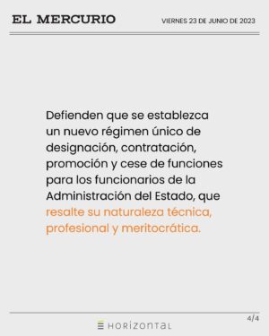 Ignacio Briones Instagram - 🟠 ¡Necesitamos tu ayuda! A partir de hoy, hasta el 7 de julio, necesitamos reunir 10 mil firmas para que nuestra propuesta llegue al Consejo Constitucional. 

“Por un Estado sin pitutos: un Estado moderno para los ciudadanos”, así se denomina la iniciativa popular de norma, elaborada desde Horizontal, @ideapais y @pivotes_cl. 🔎 Hoy nuestro Estado carece de estándar transversal de gobernanza que asegure autonomía y excelencia técnica 👉🏻 Esto dificulta su eficiencia, eficacia y flexibilidad para estar al servicio de las personas 😧.

Pero, ahora la nueva Constitución 📄 representa una oportunidad única de romper la inercia en estas materias, donde ha sido escasa la voluntad política para avanzar. 👀 La oportunidad es ahora, no podemos dejarla pasar.

🤝🏻 ¡Súmate en el link de la BIO y en las historias destacadas! 

#modernizaciondelestado #PorUnEstadoSinPitutos #consejoconstitucional #comisionexperta #constitucion #estado #iniciativapopulardenorma #participacion