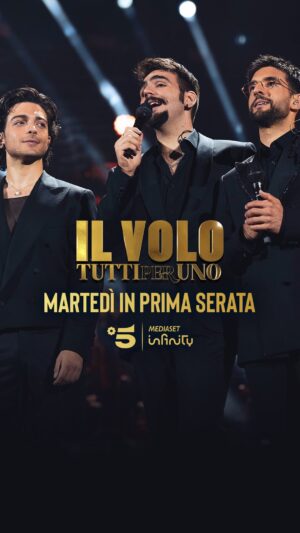 Ignazio Boschetto Instagram - Un’altra incredibile serata con Il Volo e tantissimi nuovi ospiti vi aspetta! 🤩💫

Non perdete la nuova puntata di #TuttiPerUno, martedì su #Canale5 e in streaming su Mediaset Infinity! 🎶