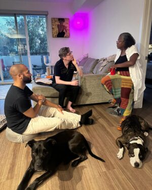 Imani Hakim Instagram - my spirit told me I was in need of mama energy so I listened. my grandmother blessed us with her energy for a week and it was truly something special. to be in a space of unconditional love, to be seen, held, nurtured, poured into with no expectation of anything in return. oof— thank you! thank you grammy for loving on me deeeeeep and loving on my people 🤎grateful grateful grateful. some healinggg was hadddd, okay?!? 🥹