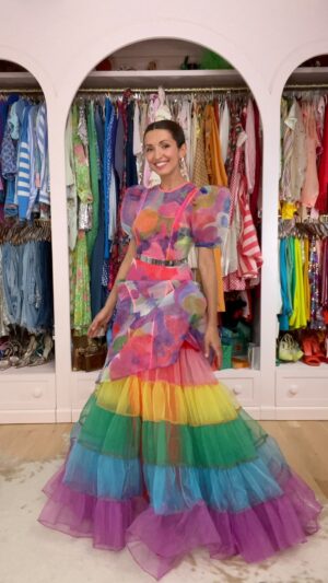 India de Beaufort Instagram - ♥️ Whimsy fun with @celiabdesigner ♥️ My one regret is that I didn’t put the ivory corset belt over the last look with the rainbow petticoat. May have to try that at some point. I feel like that’ll really pull it all together. All shoppable Links in bio 🌈🌈🌈