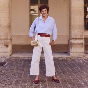 Inès de La Fressange Instagram - L’autre jour au défilé Patou…
