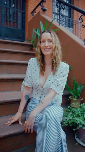 Ingrid Michaelson Instagram - Only You is out now!  here i am lip syncing on a strangers stoop!