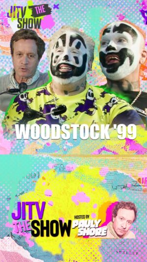 Insane Clown Posse Instagram - Trainwreck: Woodstock ‘99 lied about @therealicp and edited them out of the documentary for being honest about their time at Woodstock ‘99! @shaggy.icp and @violentj.icp sit w/ @paulyshore for the @pmspodcastshow at @jaminthevan 🎶🚐 Watch the full episode streaming now, link in bio! #ICP #insaneclownposse #paulyshore