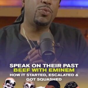 Insane Clown Posse Instagram - "Before #DrDre nobody knew #Eminem in Detroit" Insane Clown Posse shares the story of how their past beef with Eminem  started over a flyer and diss, how it escalated on the streets of #Detriot, and how the late #Proof of D12 squashed it all on Drink Champs" #HipHop #insaneclownposse @drinkchamps

Watch This ALL-NEW Full Episode Of #DrinkChamps Now On @revolttv (LINK IN BIO)

Listen Now: Full Audio w/ #ICP is out now on all #podcast platforms powered by Black Effect Podcast Network & @iheartradio