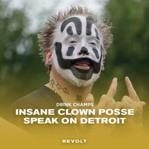 Insane Clown Posse Instagram - #InsaneClownPosse x @drinkchamps

Full Podcast OUT NOW on YouTube‼️ 📺 @revolttv

(LINK IN BIO) @violentj.icp / @shaggy.icp #drinkchamps