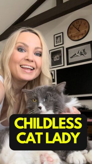 Irina Voronina Instagram - I never felt more seen 😹 #irinavoronina #catlady #childless
