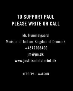Isabel Lucas Instagram - A month ago ocean conservation hero @captainpaulwatson was arrested by Danish police in Greenland.

@captainpaulwatson has dedicated his life to saving whales and to the duty of protecting our oceans.

Anyone who is willing to risk their lives to safeguard the sentient guardians of the sea deserves our time, effort and gratitude.

Paul is a friend - thank you for helping us help him. 

Sign the link in @captainpaulwatson bio. Write to the Danish embassy and Prime Minister for his release and to refuse his extradition to Japan.
And in Australia, call on Australian MP @albomp to intervene.

Authorities claimed the arrest was due to an international warrant issued by Japan related to his nonviolent actions against illegal whaling. 

Protecting wildlife and our ocean is not a crime.
#FreePaulWatson 🐋