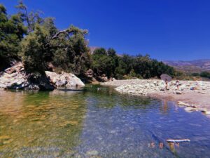 Isabel Lucas Instagram - under the silence 
sun rocks colours are holding
a listening peace 
an American oasis 
elongating stillness 
cupping water 
and my heart