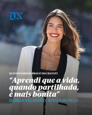 Isabela Valadeiro Instagram - Pedimos ao ChatGPT: “Faz-nos um questionário de Proust para podermos publicar no nosso jornal”. Só que o que ele nos apresentou era muito semelhante ao original, de Proust. Então dissemos: “Dá-nos um mais divertido.” E o resultado foi este.

Para ler em dn.pt 

📸 @ruivalido

#diariodenoticias #chatgpt #proust